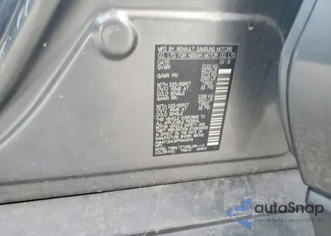 2015 Nissan Rogue S z USA, uszkodzony, nr VIN KNMAT2MV5FP540375